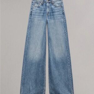 Rag & Bone Sofie Wide Leg Featherweight Jeans in Beverly Size 25